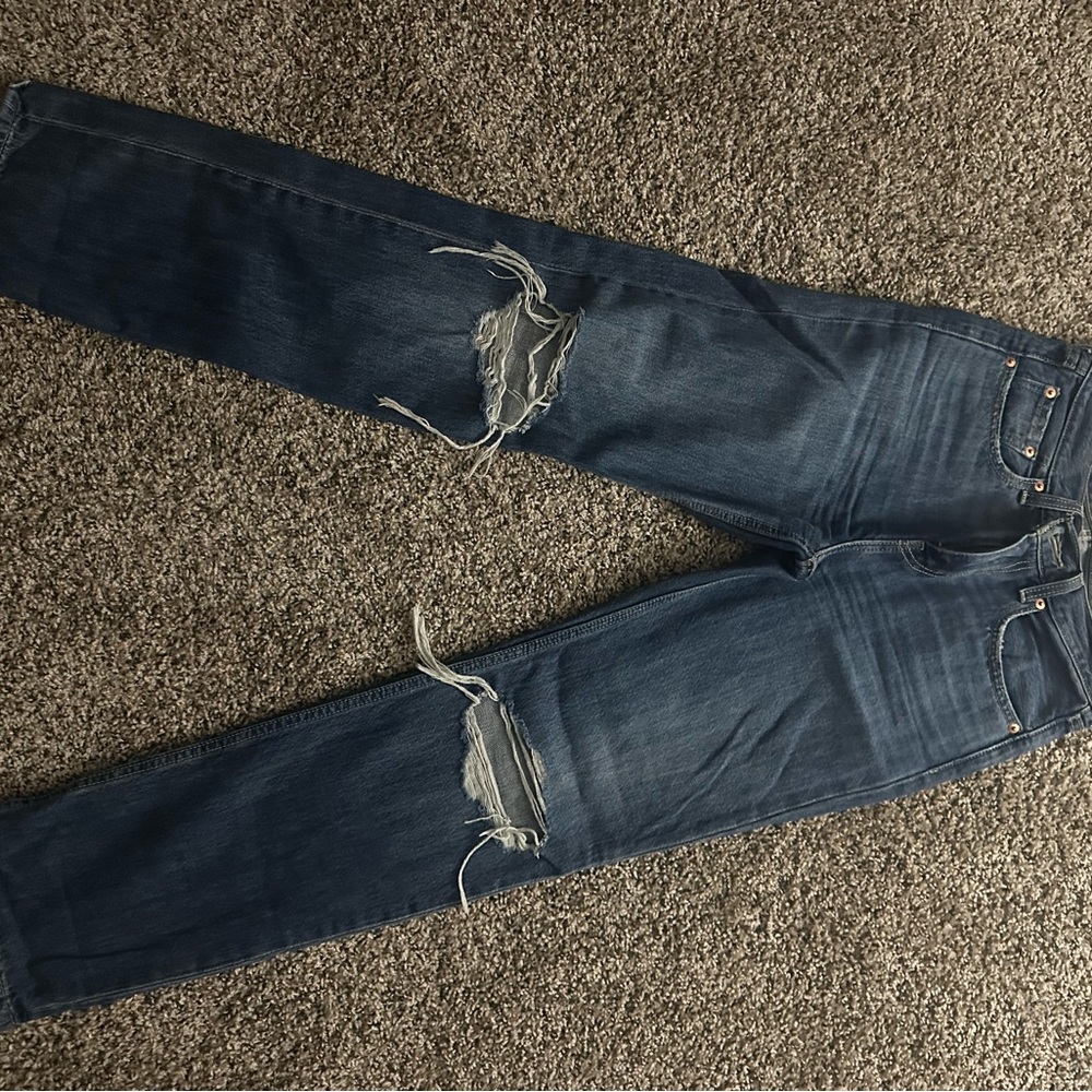 Levi’s Distressed Blue Jeans